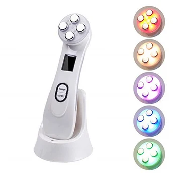 

Face Beauty Device Facial Lifting 5 in 1 RF&EMS Radio Mesotherapy Electroporation LED Photon Skin Rejuvenation Wrinkle Remover