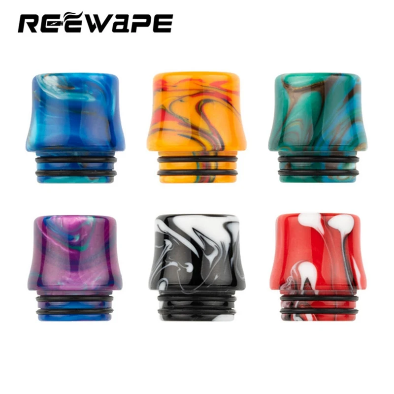 810 la punta de goteo de diámetro resina Ajuste de boquilla para VANDY VAPE Pluse X BF RDA Pluse Dual Kit de Kylin V2 M RTA boquilla
