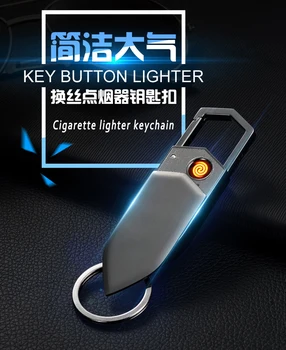 

Electronic cigarette lighter usb charging lighter metal arc creative multifunctional windproof new style