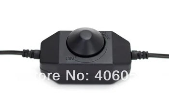 

10 pcs Manual Dimmer Brightness To DC Adapters For LED Single Color Light Strip