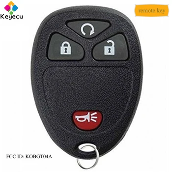 

KEYECU Keyless Entry Remote Control Car Key With 3+1/ 4 Buttons - FOB for Chevrolet HHR Uplander/ Pontiac/ Saturn FCC: KOBGT04A