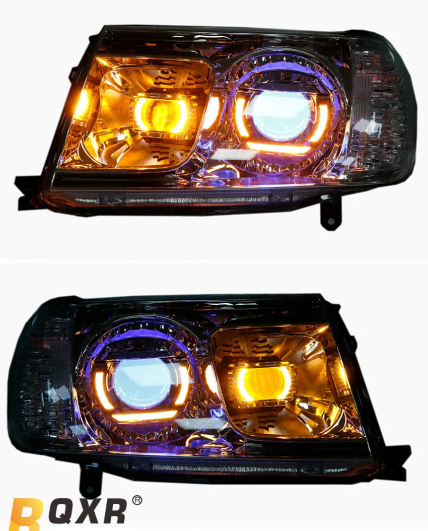 HeadlightforToyotaLandCruiserLC1004500UZJ100LEDDaytimeRunning