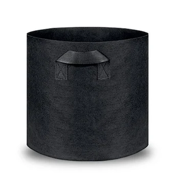 

Garden Plant Bags / 6-Packs 5 Gallon Grow Bags /Aeration Fabric Pots /Handles (Black)