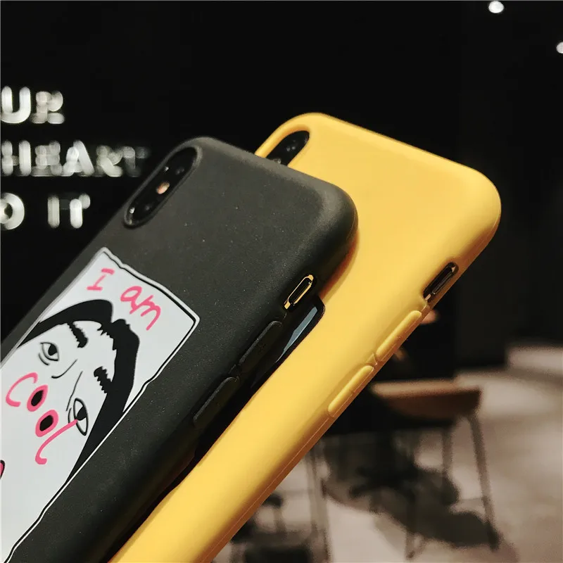 Lovebay чехол для телефона для iPhone 11 6 6 S 7 8 Plus X XR XS 11Pro Max милый мультяшный буквенный олень смайлик Мягкий ТПУ чехол для iPhone