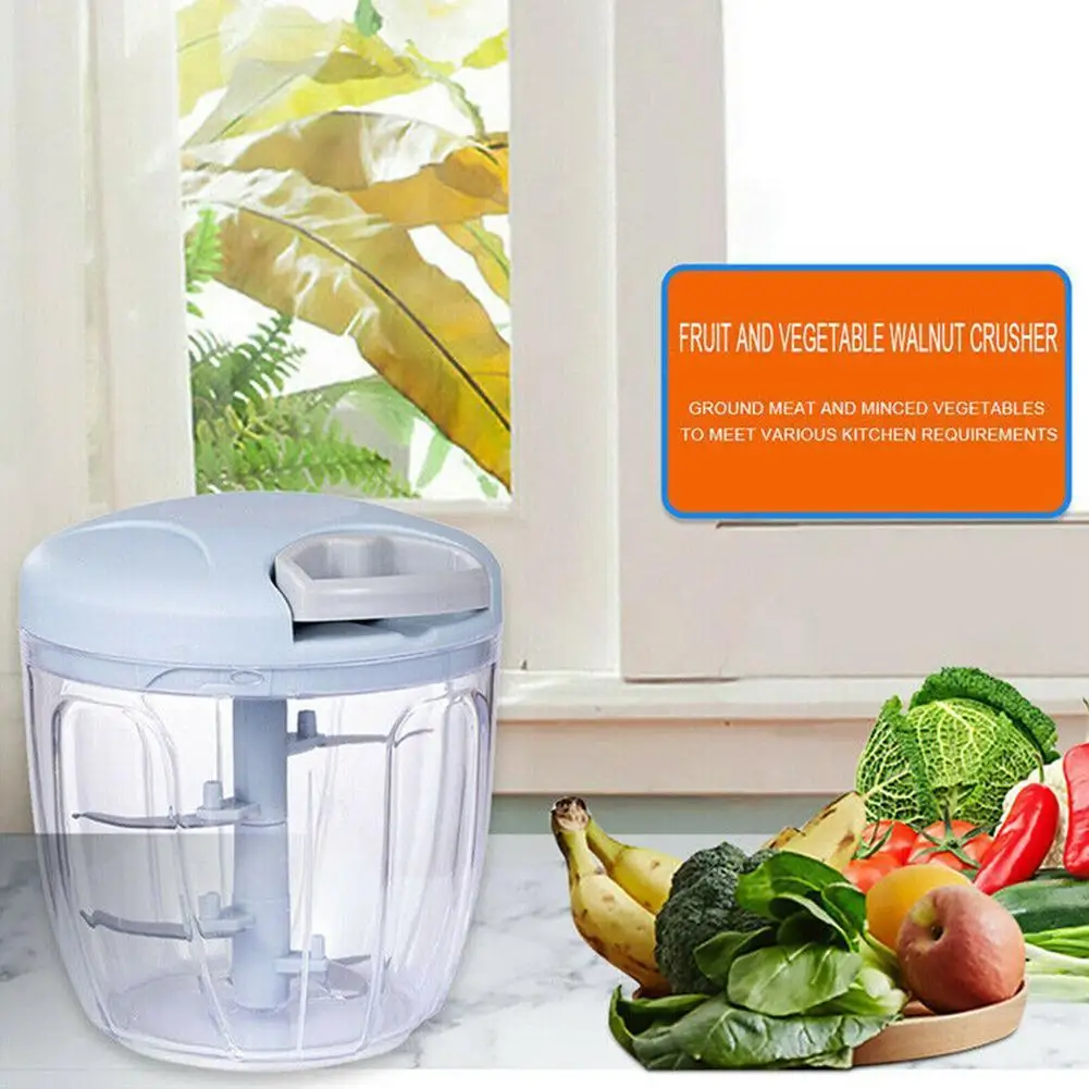 

1Set Manual Fruit Vegetable Chopper Hand Pull Food NEW Tools Kitchen Cutter Deopshipping Grinder Gadget Multifunctional Kit O8M8