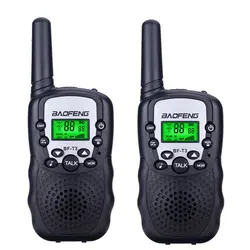 Baofeng – walkie talkie Portable BF T3 UHF462 467MHz, émetteur récepteur Radio, 8 canaux, bidirectionnel, 10 sons d'appel, pour enfants, 2 pièces 