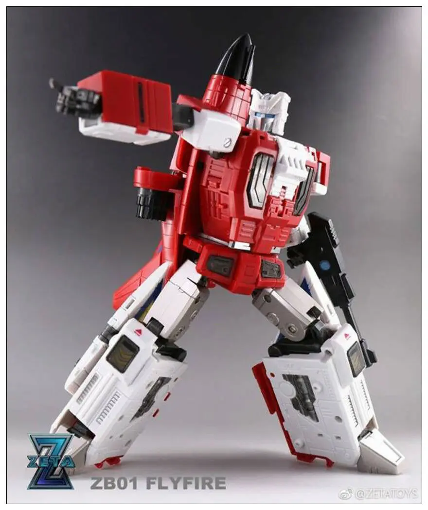 Новые Трансформационные игрушки Zeta ZB-01 Kronos Flyfire G1 Superion Fireflight instock