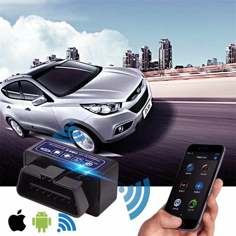 ELM327 OBD2 Wi Fi автомобильный диагностический интерфейс сканер сканирующий