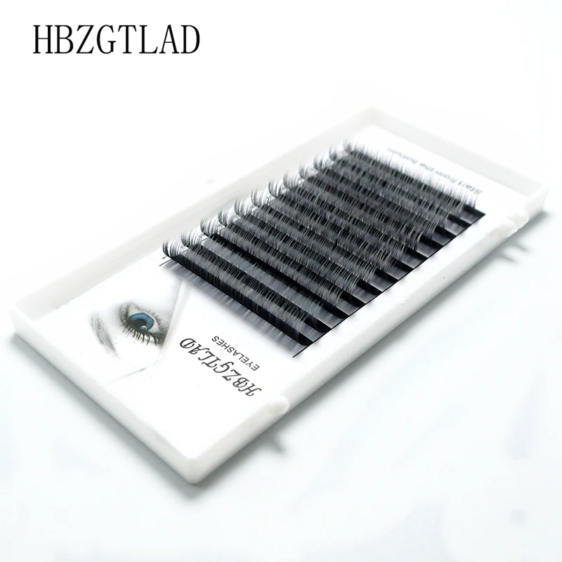 HBZGTLAD Абсолютно Новые Накладные ресницы C/D, 0,05 мм, 8-15 мм, черные+ белые ресницы, индивидуальные цветные ресницы, искусственные ресницы для наращивания