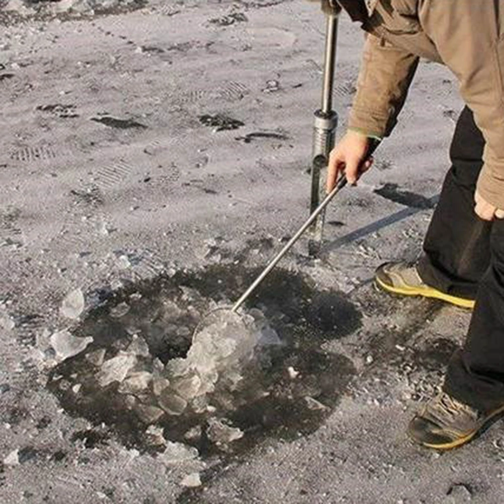 

Stainless Steel Ice Fishing Skimmer Ice Scooper Ice Scoop Winter Fishing Tools Pick Up Ice Floes Tool New Arrival