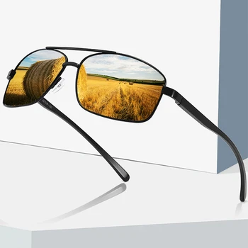 

2020 Driving Polaroid Sun Glasses Aluminum Magnesium Frame Sports Sunglasses Men Polarized Driver Retro Anti-glare Goggles UV400
