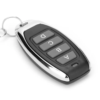 

4 Button 433MHz Practical Durable Multi-functional Classic Texture Wireless Clone Garage Door Remote Control Duplicator