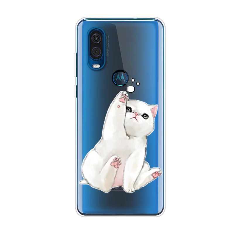 6," чехол для Moto One Vision, чехол, силиконовая мягкая Задняя накладка чехла из ТПУ для Motorola One Vision, чехол, популярный крутой чехол с рисунком - Цвет: as photo 44
