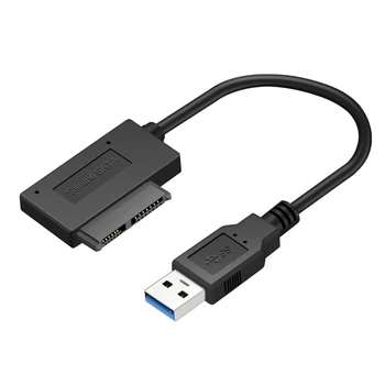 

SATA To USB 3.0 Notebook 13 Pin External Accessories Converter Data Cable Adapter Portable Easy Install Practical Hard Drive