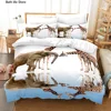 African Animals Giraffe Sunset Bedding Set 3D Duvet Cover Set Bedspread For Boys Girls Kids Home Textiles Microfiber Bedspread 5