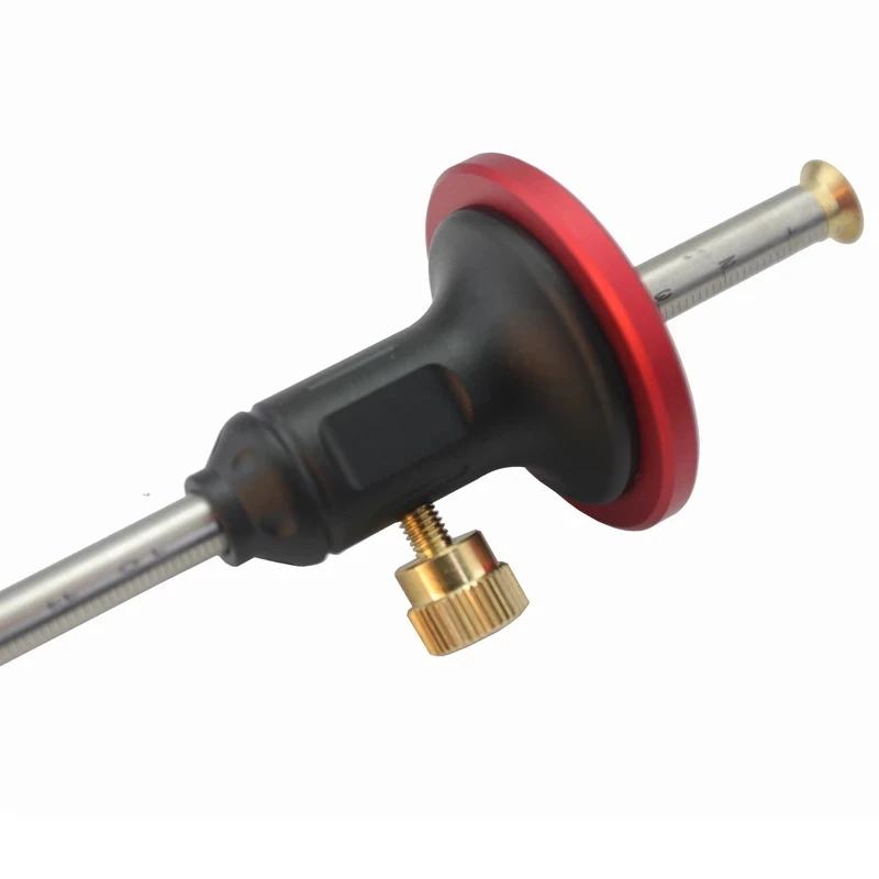 2021 New Wheel Marking Gauge with Carbide Blade and,CDIYTOOL Jig Wheel Marking Gauge Tool Woodworking Scriber Mortise Gauge Wheel Red Marking Quick Measurement Line Drawing Ruler for Woodworker