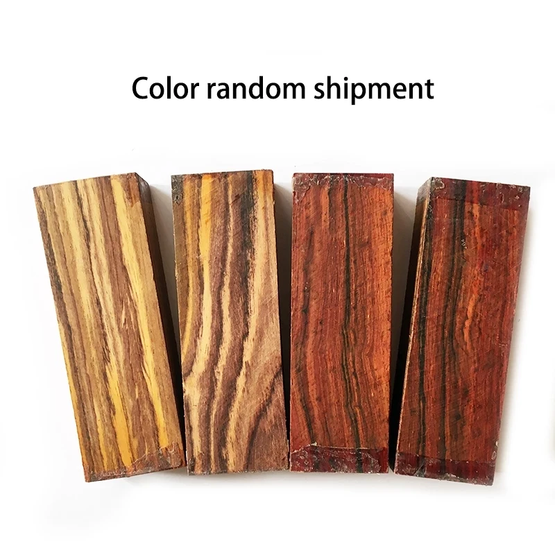 1piece Yellow orange Wood material for DIY Knife handle making and others DIY Handles Crafts 120x40x25mm