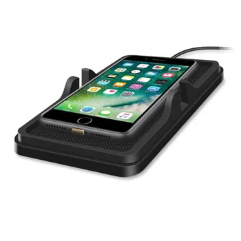 

Wireless Charger Anti-skid Silicone Charging Pad Fast Charging Mat for Smartphone EM88