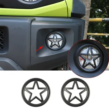 

1 Pairs Car Exterior Front Fog Light Lamp Cover Trim Car Accessories For Suzuki Jimny 2019-2020
