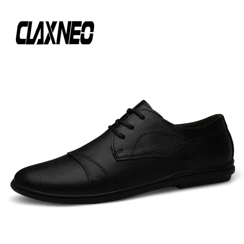 CLAXNEO мужские кожаные ботинки кэжуал Ретро винтажные прогулочные ручной работы люксовый бренд|Повседневная