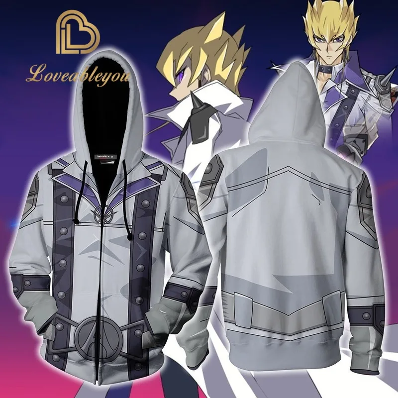 

Duel Monsters 3D Zipper Hoodies Anime Kaiba Seto Women/Men Hoodies Casual Clothes Streetwear New