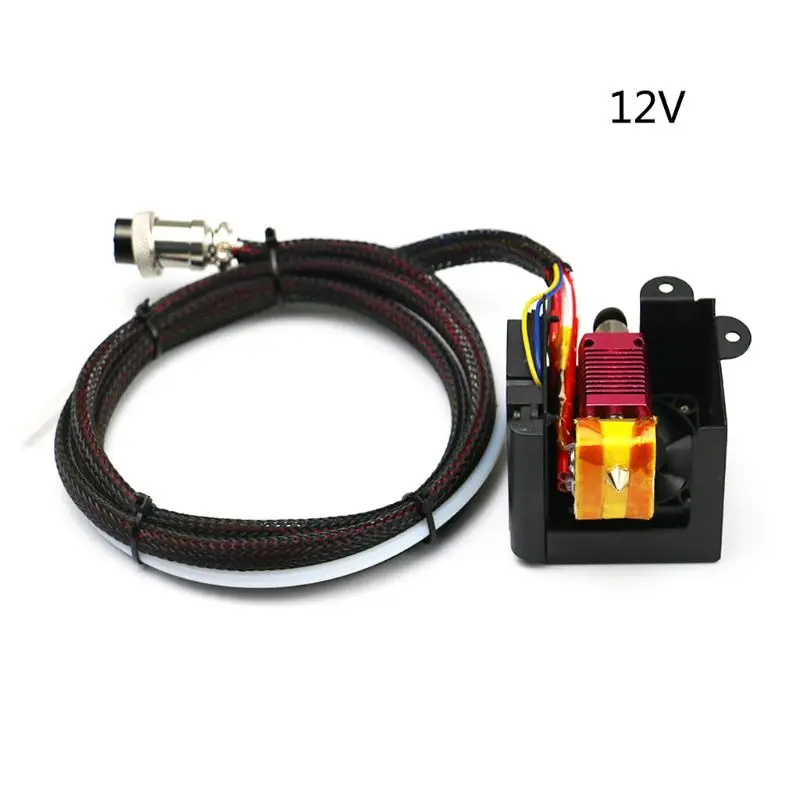 1 Набор 12/24V экструдер Hotend 3D-принтеры комплект с Чехлы для вентиляторов воздушный Вращательный соединитель форсунки