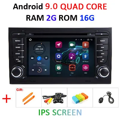 2G 16G IPS Для Audi A4 S4 RS4 8E 8F B9 B7 B6 4G 64G 8 core Android 9,0 2 Din Автомобильный Радио dvd мультимедийный плеер стерео gps wifi obd2 DSP DVR - Цвет: 2G 16G IPS