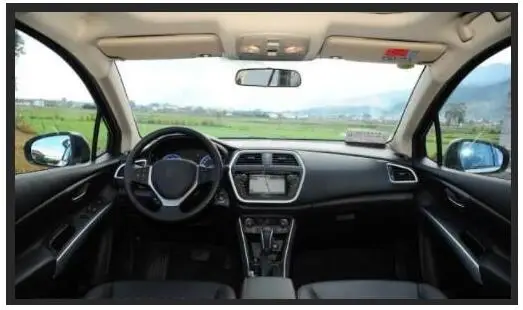 Для Suzuki S-Cross от солнца или дождя щит прозрачные дождевые брови с яркими окнами радужные декоративные аксессуары