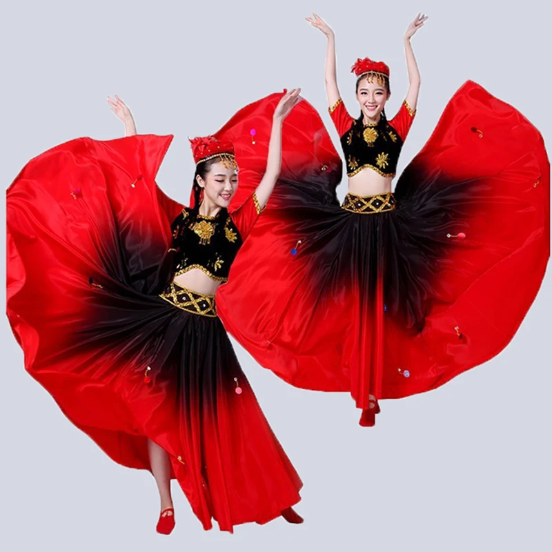 red dance costumes