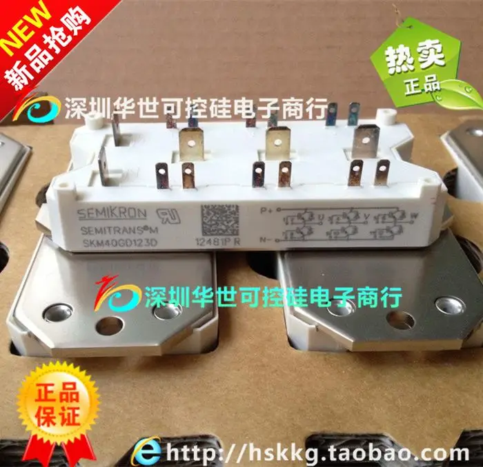 

100% original SKM40GD123D SKM40GD124D IGBT power module--HSKK