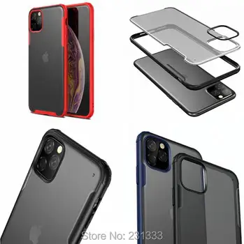 

For Iphone 11 PRO MAX 6.5 5.8‘’ X XS MAX XR 8 7 PLUS 6 6S Shockproof Hybrid TPU PC Hard Case Oil Acrylic Skin Back Cover 100pcs