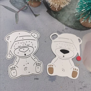 

Sleepy bear Cutting Dies New 2020 Stump Embossing Dies Cut Stencils Paper Photo Card Craft Decoration Crafts Scrapbooking