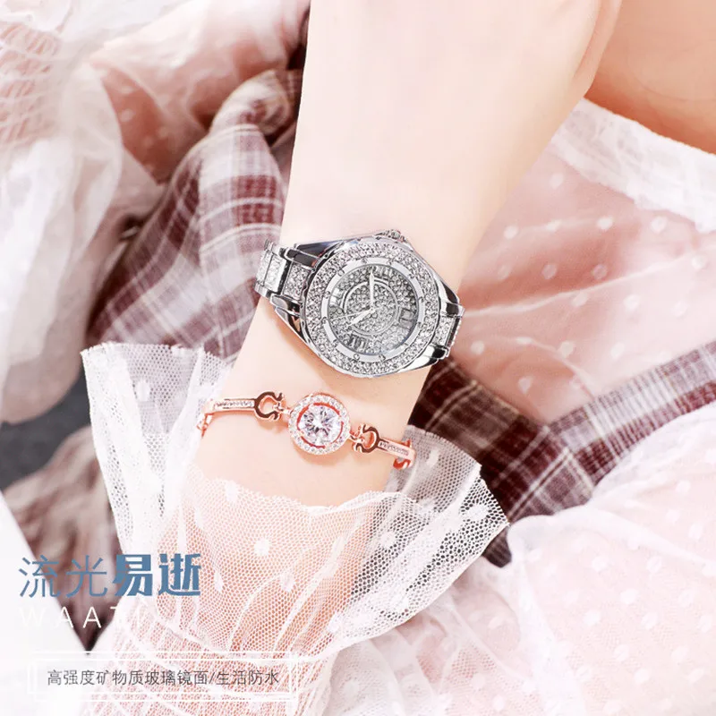 Часы женские модные с австрийскими стразами|clock fashion|watch clockwatch f |