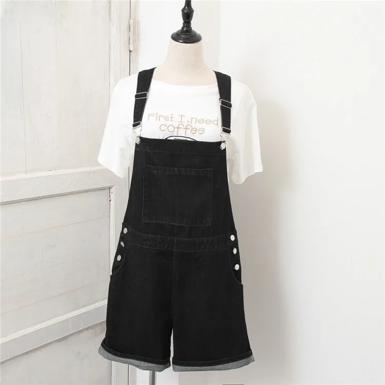 Plus Size Women Rompers Short Bandage Playsuits Loose Casual Overalls for Women Oversized Black Bodysuit Small Straps Playsuit