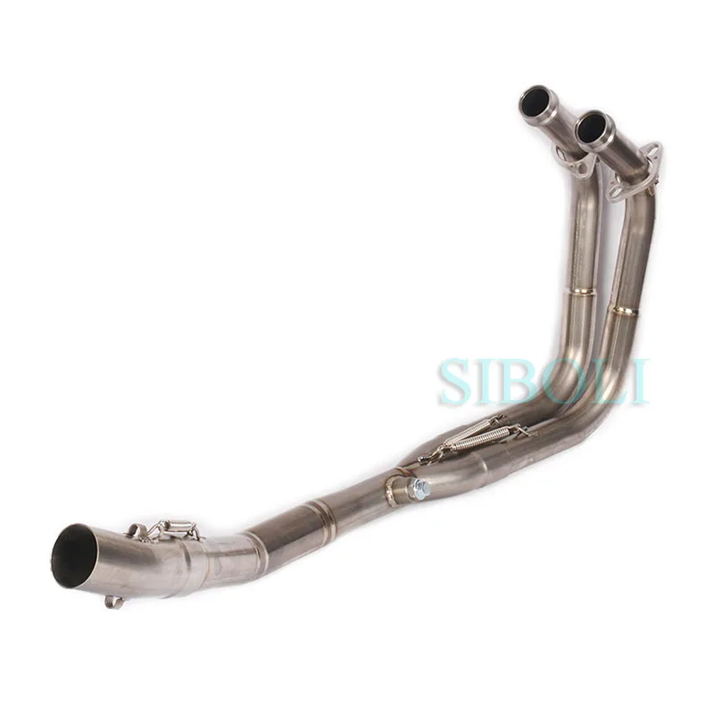 Ninja400 250 Motorcycle Full Systems Exhaust Connect Pipe Titanium Alloy Header Pipe For Kawasaki Ninja400 250