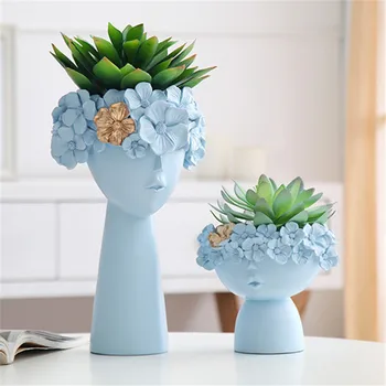 

Nordic Resin Flower Fairy Vase Desktop Storage Organization Flower Arrangement Modern Contemporary Home Decor A1500