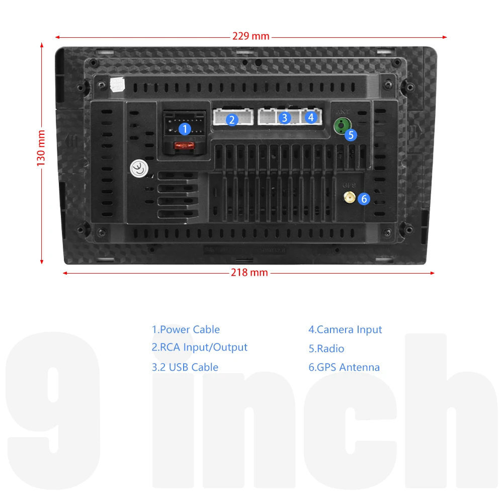 Автомагнитола Podofo 2 Din Android 9 1 HD GPS Wi Fi автомобильный мультимедийный видеоплеер IPS RDS
