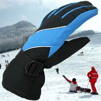 

HENGSONG Skiing Gloves Winter Sports Windstopper Waterproof Skiing Gloves Warm Riding Glove Motorcycle Gloves