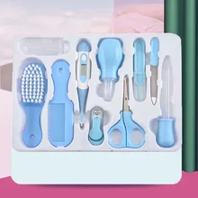 10 шт./компл. многофункциональные детские медицинские инструменты для ухода за новорожденными комплект для ухода за малышом термометр клипер для ногтей Ножницы для младенцев