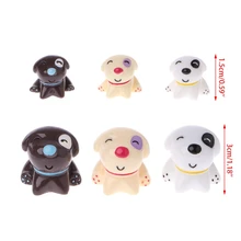 Милая фигурка собаки из Смолы миниатюрный орнамент кукла игрушка кукольный домик бонсай Декор 3 цвета E65B