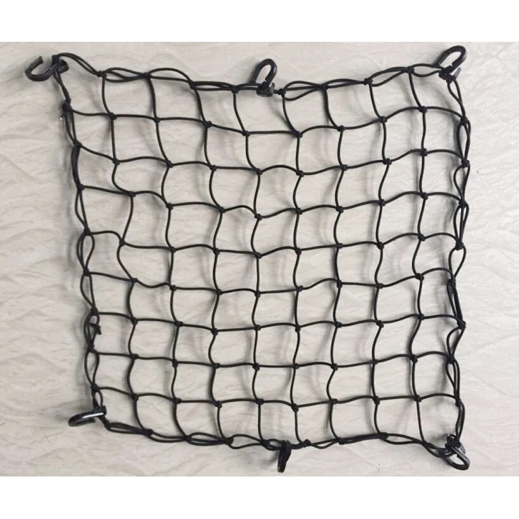 Black Car SUV Roof Top Rack Luggage Carrier Cargo Basket Elasticated Net