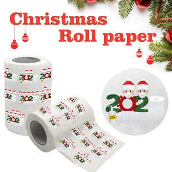 

Christmas Printed Paper Towel Christmas Pattern Christmas Creative Paper Towel Household Toilet Paper