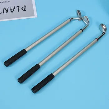 

1 Set Smooth Golf Club Shape Durable Creative Mini Brassie Ball-point Pen for Students