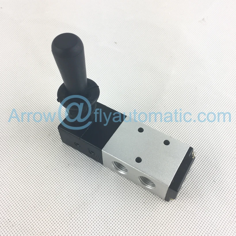 Airtac 4HA230C-08 1/4" Closed Center Spring Return Hand Lever Valve | Обустройство дома