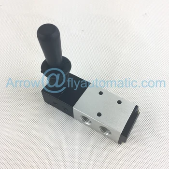 

Airtac 4HA230C-08 1/4" Closed Center Spring Return Hand Lever Valve