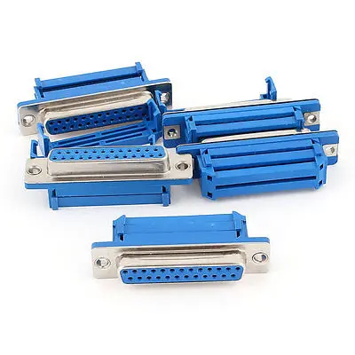 

5Pcs Parallel Port D-SUB 25 Pin DB25 Female IDC Plug Flat Ribbon Cable Connector