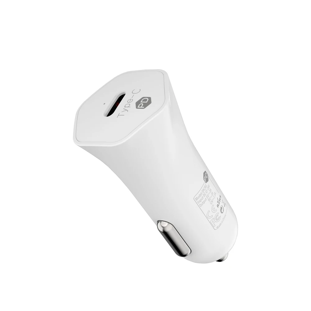 KEJI PD автомобильное зарядное устройство Quick Charge 3,0 USB Автомобильное зарядное устройство для Xiaomi QC3.0 18 Вт Тип C PD автомобильное зарядное устройство для iPhone 11 X Xs 8 PD зарядное устройство - Тип штекера: PD WHITE