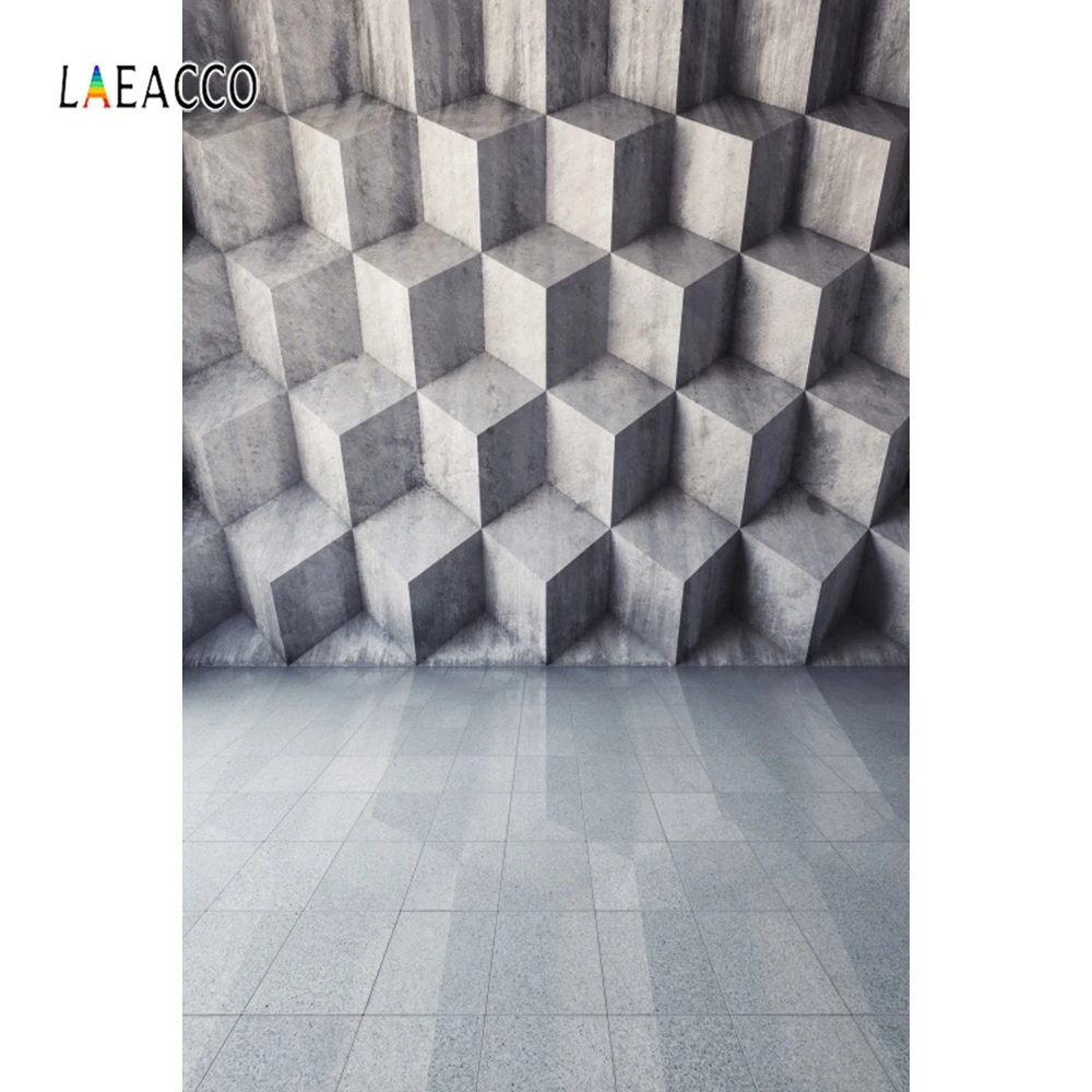 Laeacco 3D эффект каменная стена Фотофон деревянный пол фоны для фотосъемки портрет