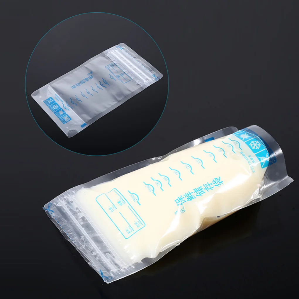 30PCS/Set 250ml Breast Milk Storage Milk Storage Bags Breastmilk Breastfeeding Freezer Container Bags Pouch breastmilk storage bags