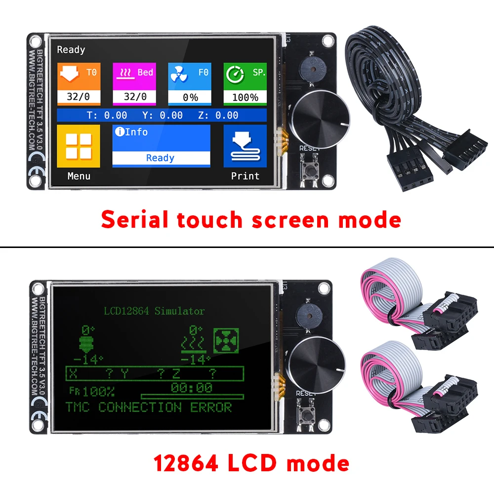 BIGTREETECH TFT35 V3.0 터치 스크린/12864LCD Wifi 모듈 SKR V1.4 SKR 2 VS MKS TFT35 Ender 3 CR10 용 3D 프린터 부품